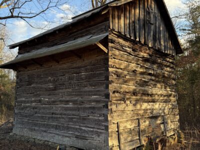 FOR SALE: Rare Package of Three Antique Oak Tobacco Barns – Broadleaf Cabins