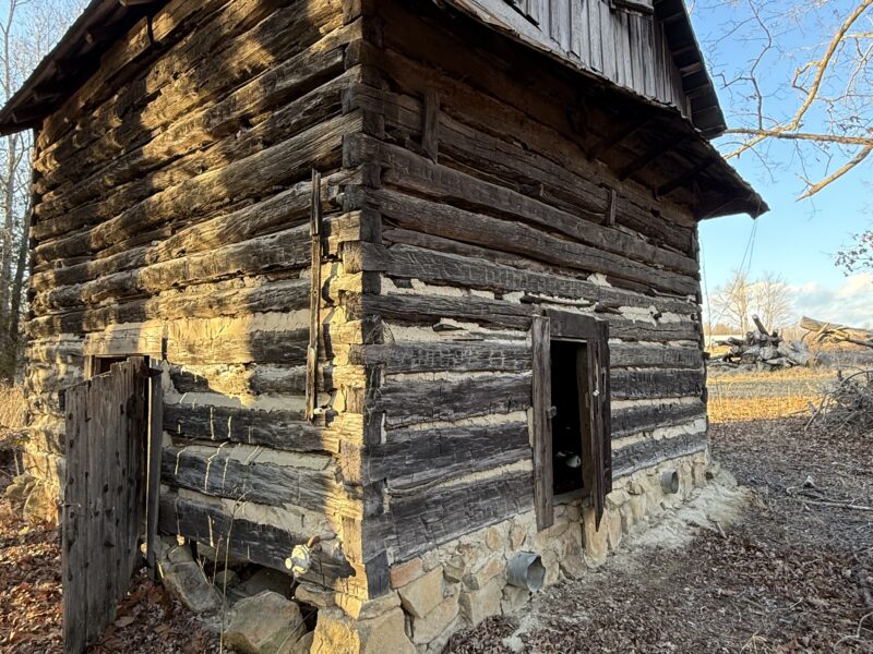 FOR SALE: Rare Package of Three Antique Oak Tobacco Barns – Broadleaf Cabins