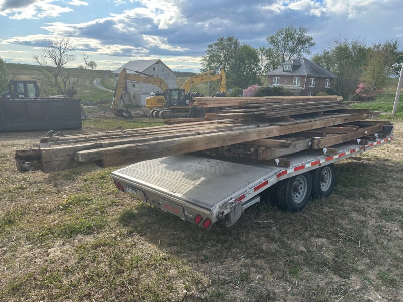 26'x26' tagged, documented, sawn Oak frame. Great for a garage or outbuilding