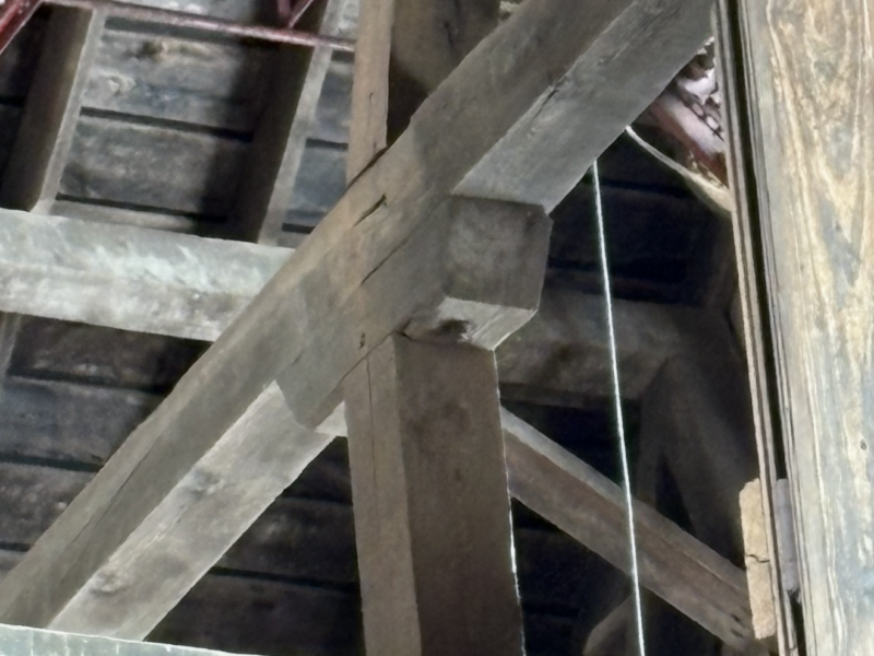 Dairy Barn - Estimated to been built in the 1860's Pine rough sawn Timber Frame for Free !