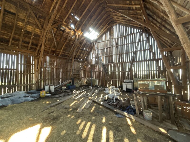 old wood barn