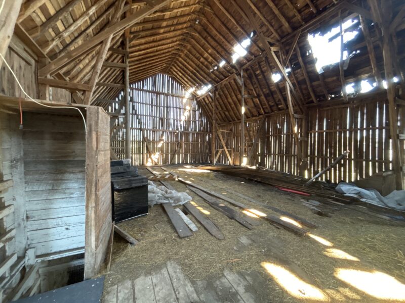 old wood barn