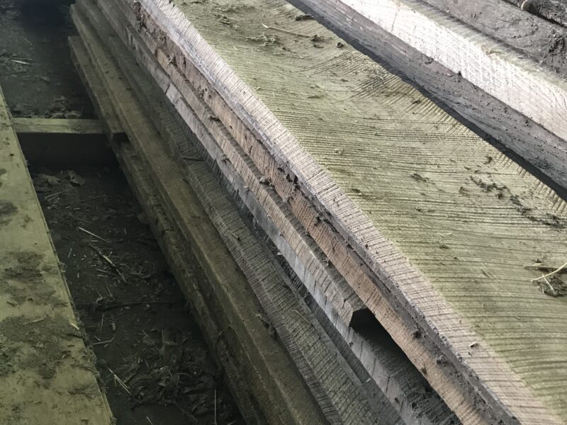 Wood Harvested from a 70 year old corn crib. Rough sawn white/red oak, rough sawn pine, shiplap, and more.