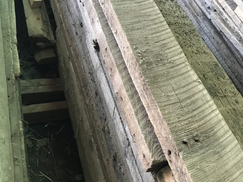 Wood Harvested from a 70 year old corn crib. Rough sawn white/red oak, rough sawn pine, shiplap, and more.