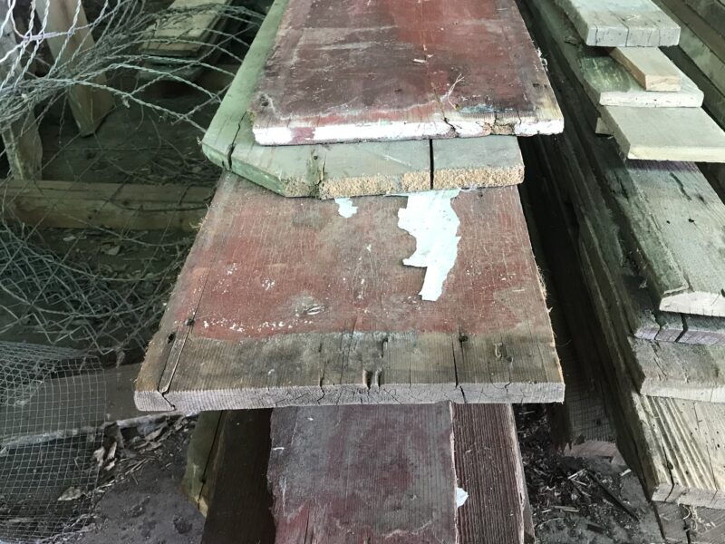 Wood Harvested from a 70 year old corn crib. Rough sawn white/red oak, rough sawn pine, shiplap, and more.