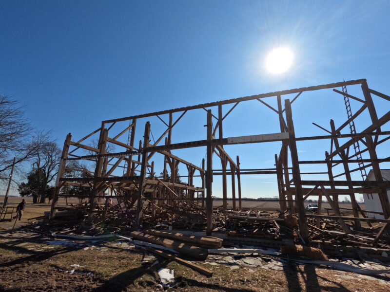 36 X 58 Circle Sawn Barn Frame Ready to Ship