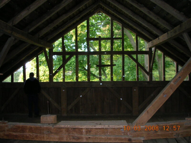 Vermont Dairy barn. Built circa 1806.