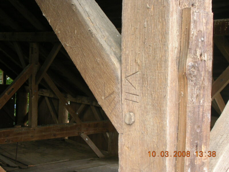 Vermont Dairy barn. Built circa 1806.