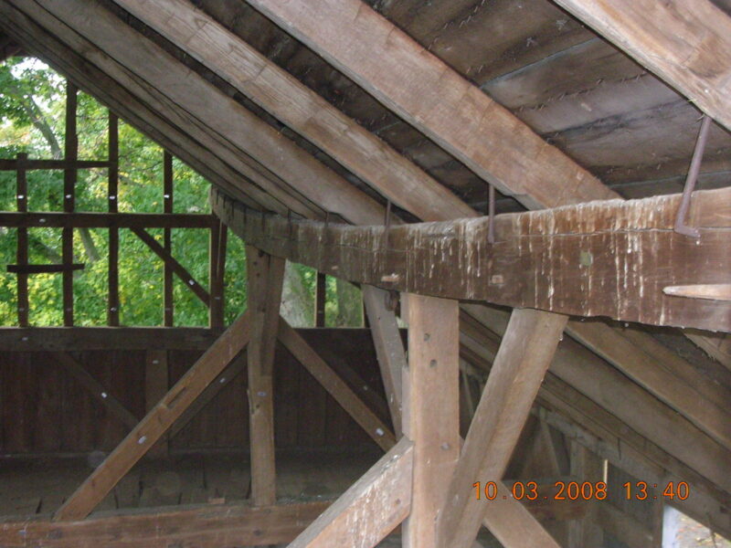 Vermont Dairy barn. Built circa 1806.
