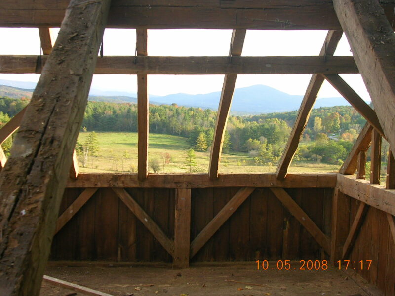 Vermont Dairy barn. Built circa 1806.