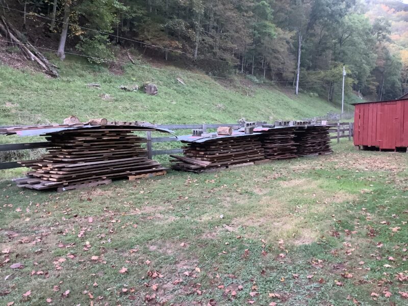 Old Barn Wood and logs
