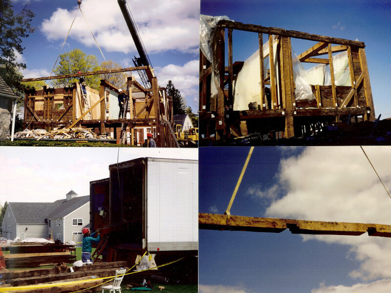 1774 Lyman Beecher house Important Historical building. dismantled 1998, stored in three semi trailers main structure is heavy white oak Timber