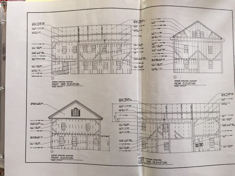 1774 Lyman Beecher house Important Historical building. dismantled 1998, stored in three semi trailers main structure is heavy white oak Timber