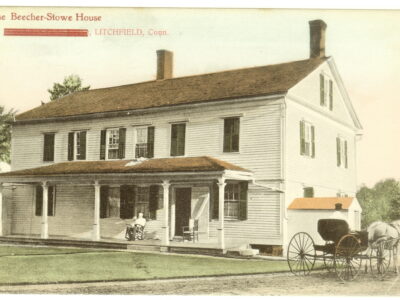 1774 Lyman Beecher house Important Historical building. dismantled 1998, stored in three semi trailers main structure is heavy white oak Timber