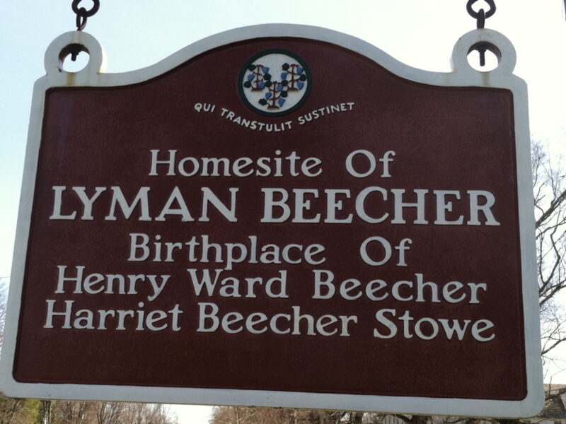 1774 Lyman Beecher house Important Historical building. dismantled 1998, stored in three semi trailers main structure is heavy white oak Timber