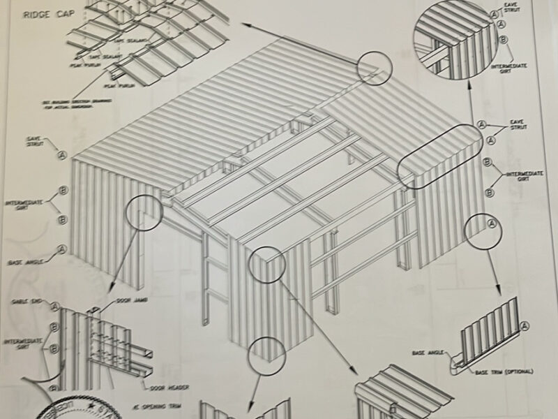 30x60 Olympia steel building kit