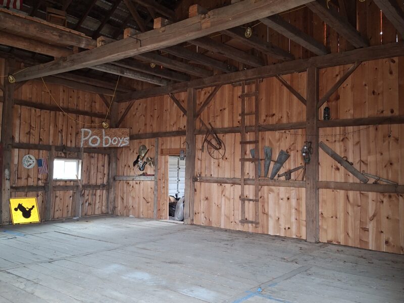 100 YEAR OLD POST AND BEAM BARN