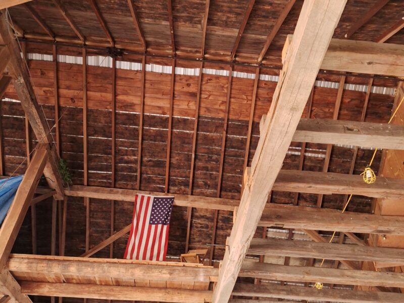 100 YEAR OLD POST AND BEAM BARN