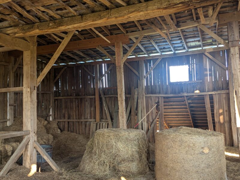 100+ yr old dairy barn