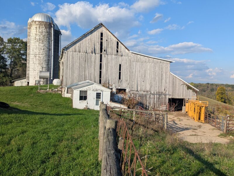 100+ yr old dairy barn