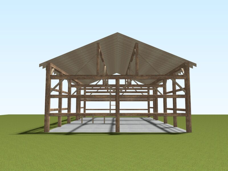 "The Allen Barn" Vintage 30' x 50' Timber Frame