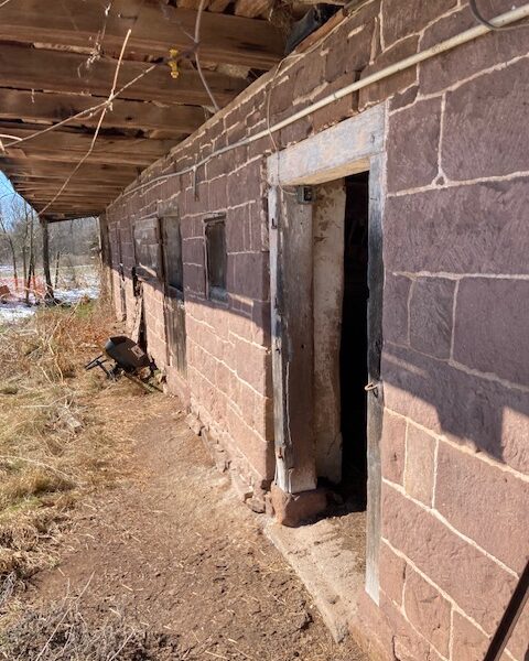 Late 1700's Stone Bank Barn for sale