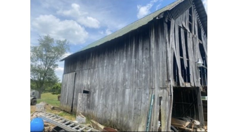 Reclaimed lumber and hewn beams
